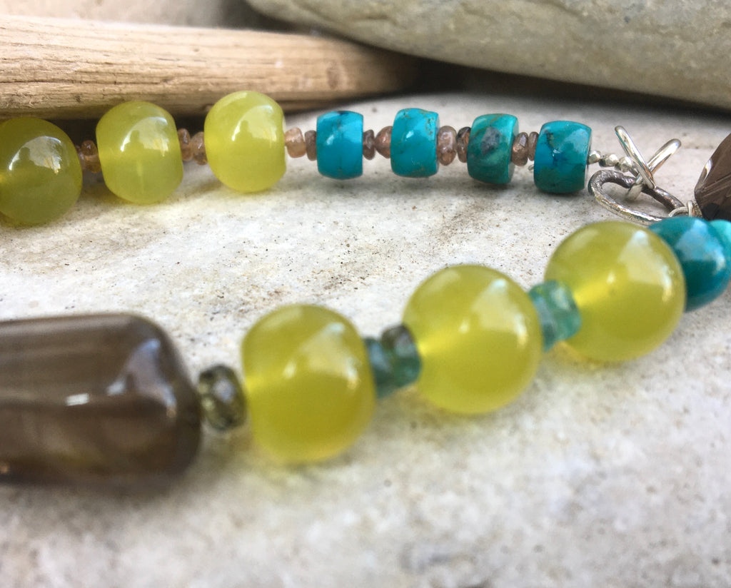 Olive Jade Stone Bracelet