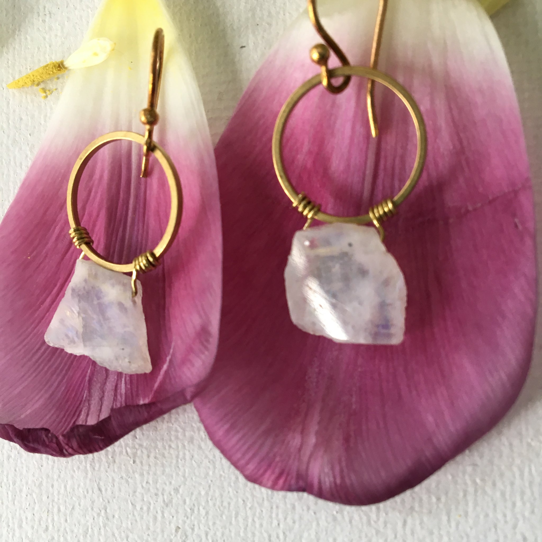 Simply Moonstone Earrings