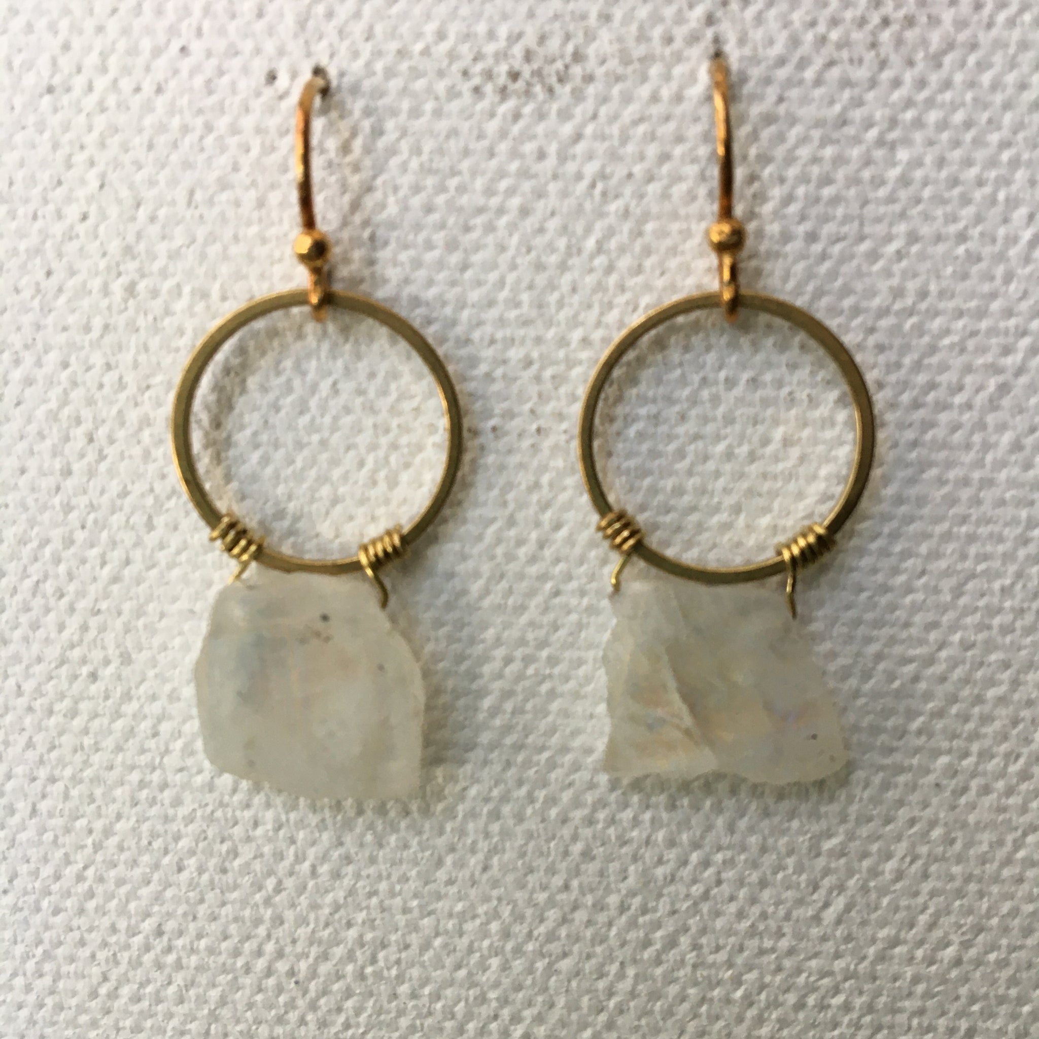 Simply Moonstone Earrings