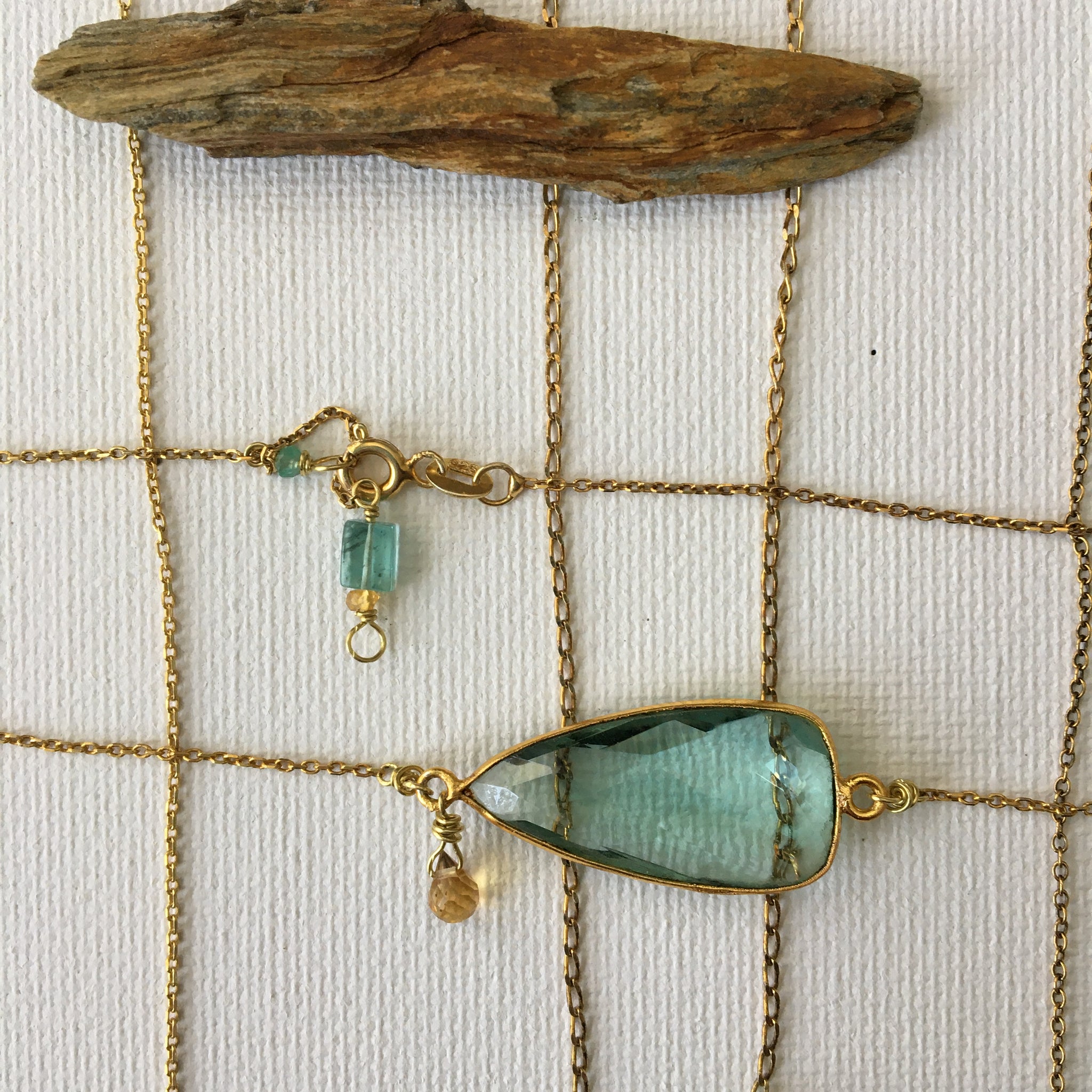 Apatite Dagger Necklace