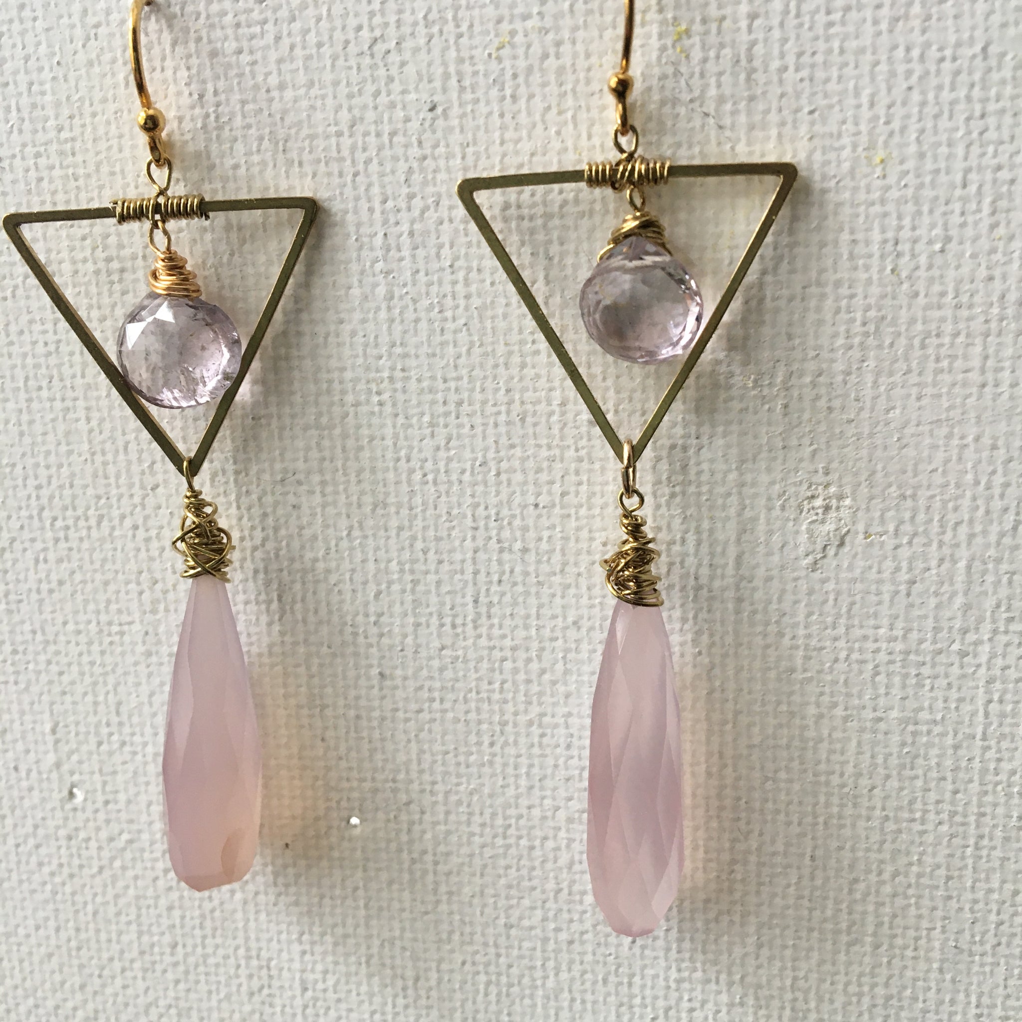 Swinging Pink Earrings