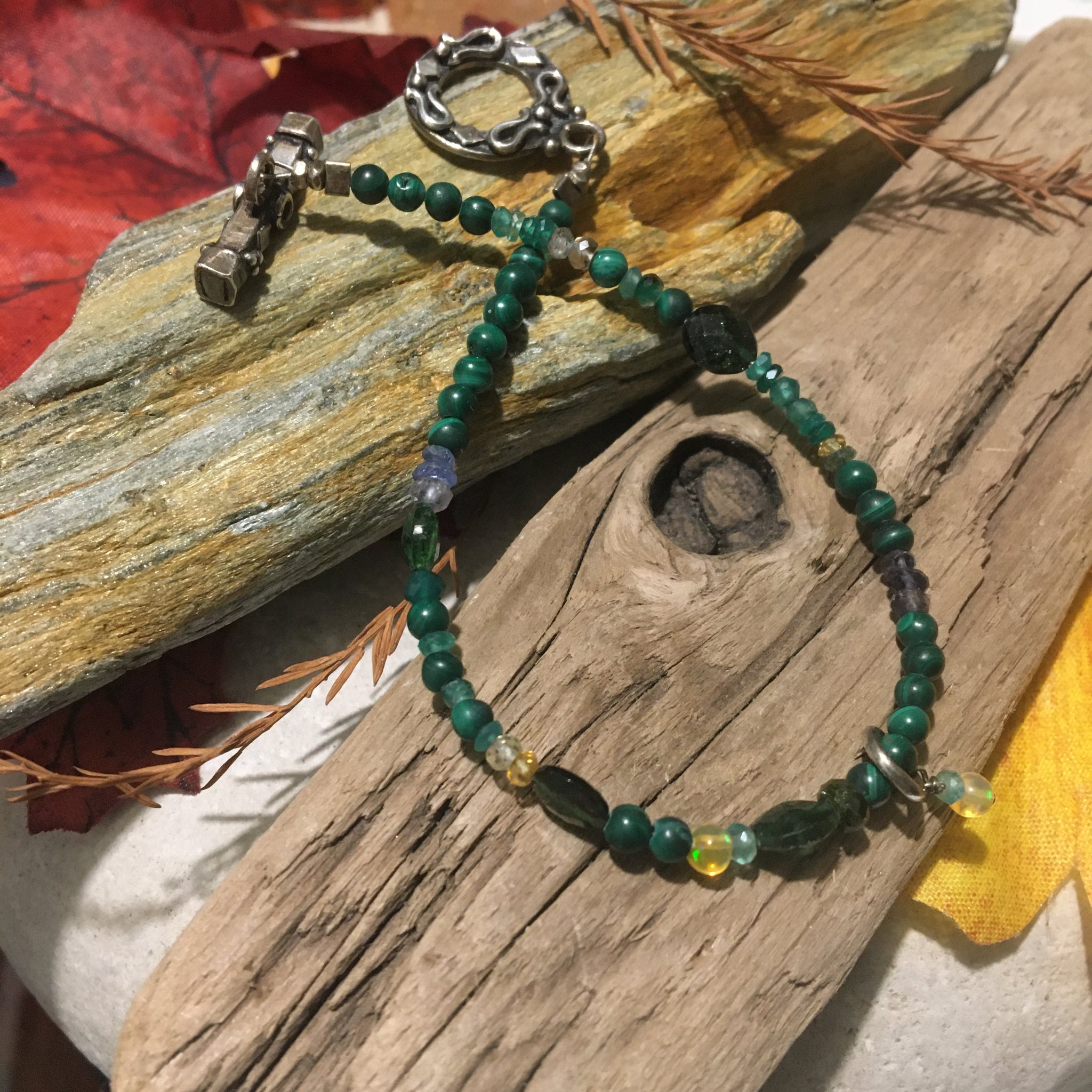 Thin Green Beauty Bracelet