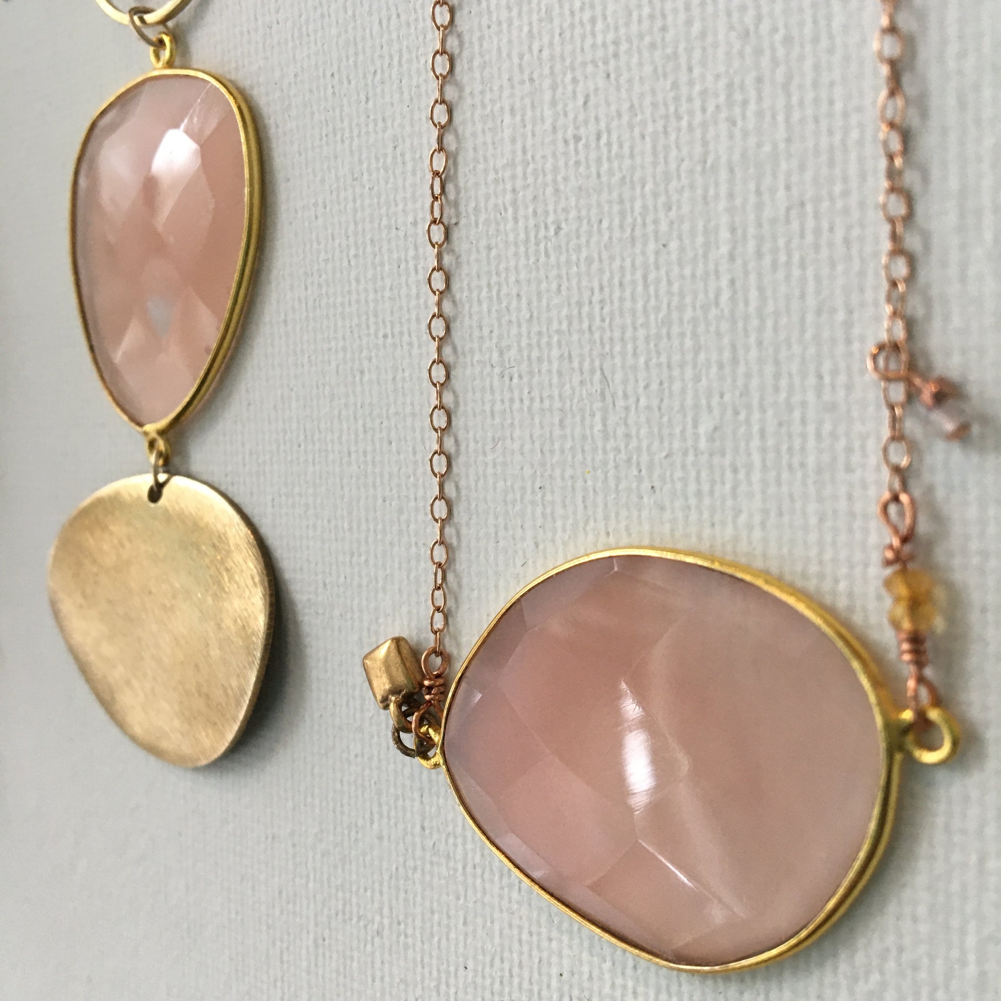 Pink Chalcedony Necklace