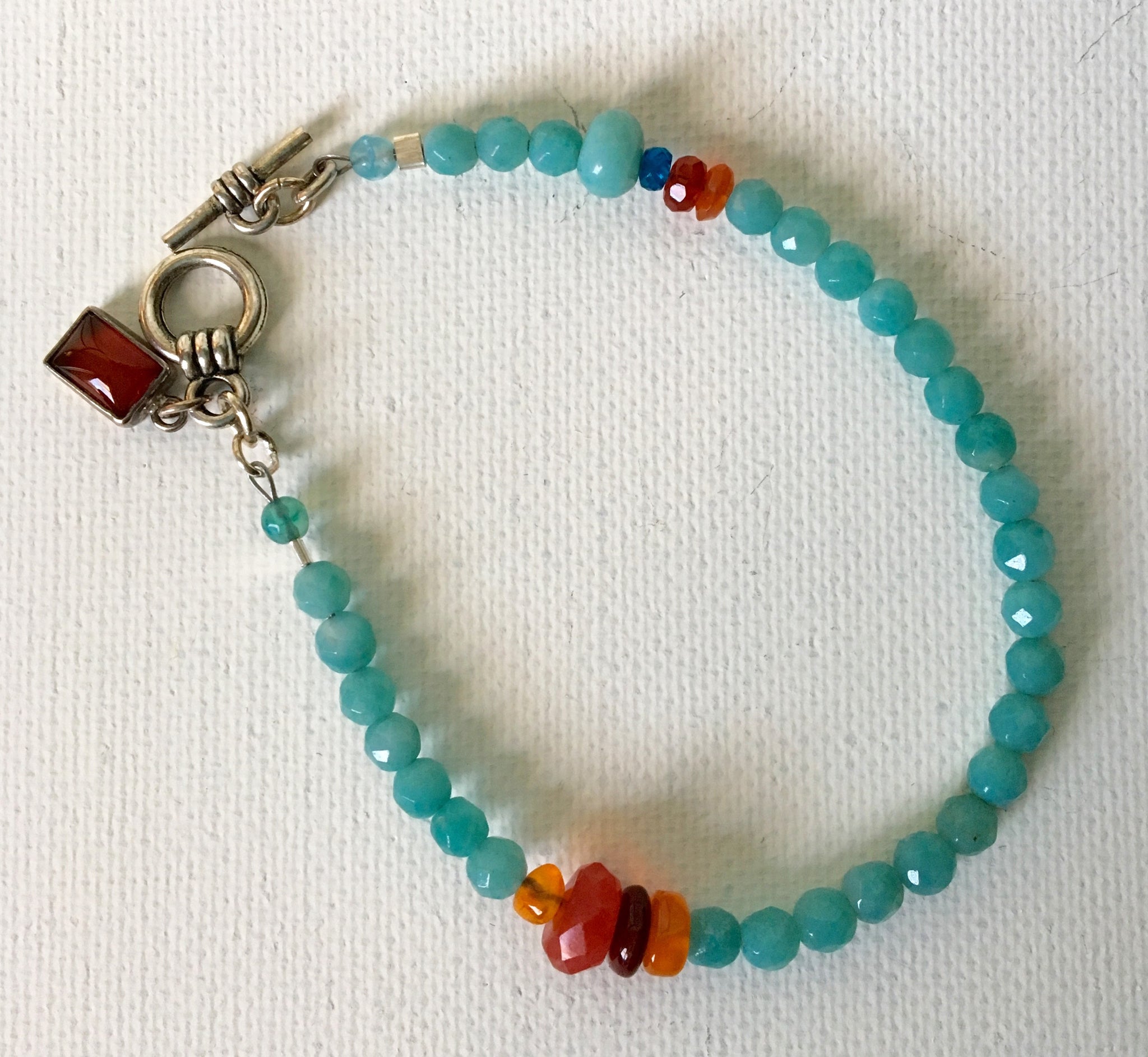 Quiet Aqua Blue Amazonite Bracelet