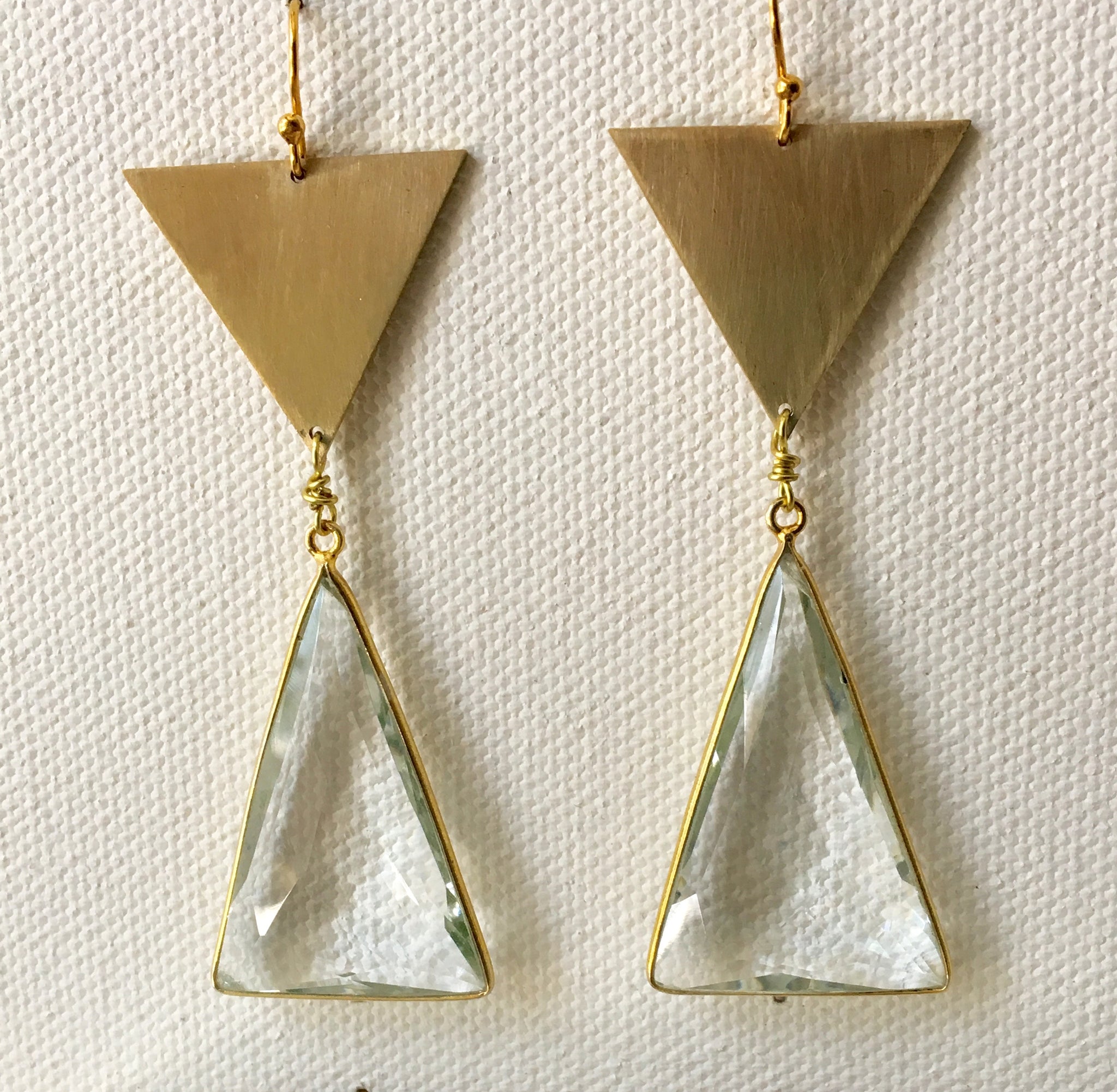 Triangles Times Two Earrings