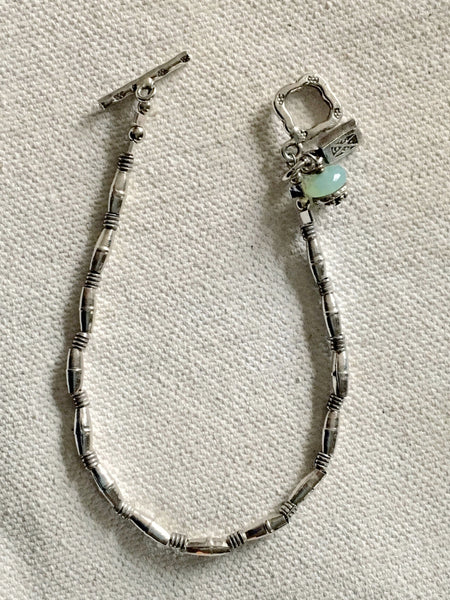 Sterling Tube Bracelet