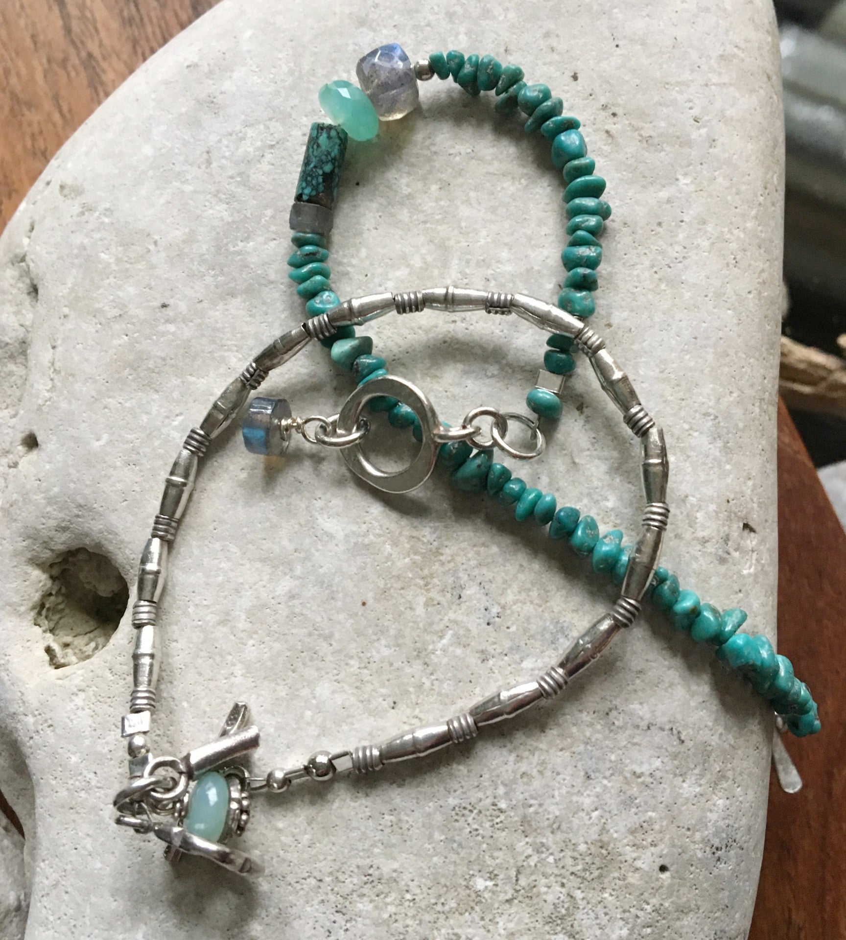 Sterling Tube Bracelet