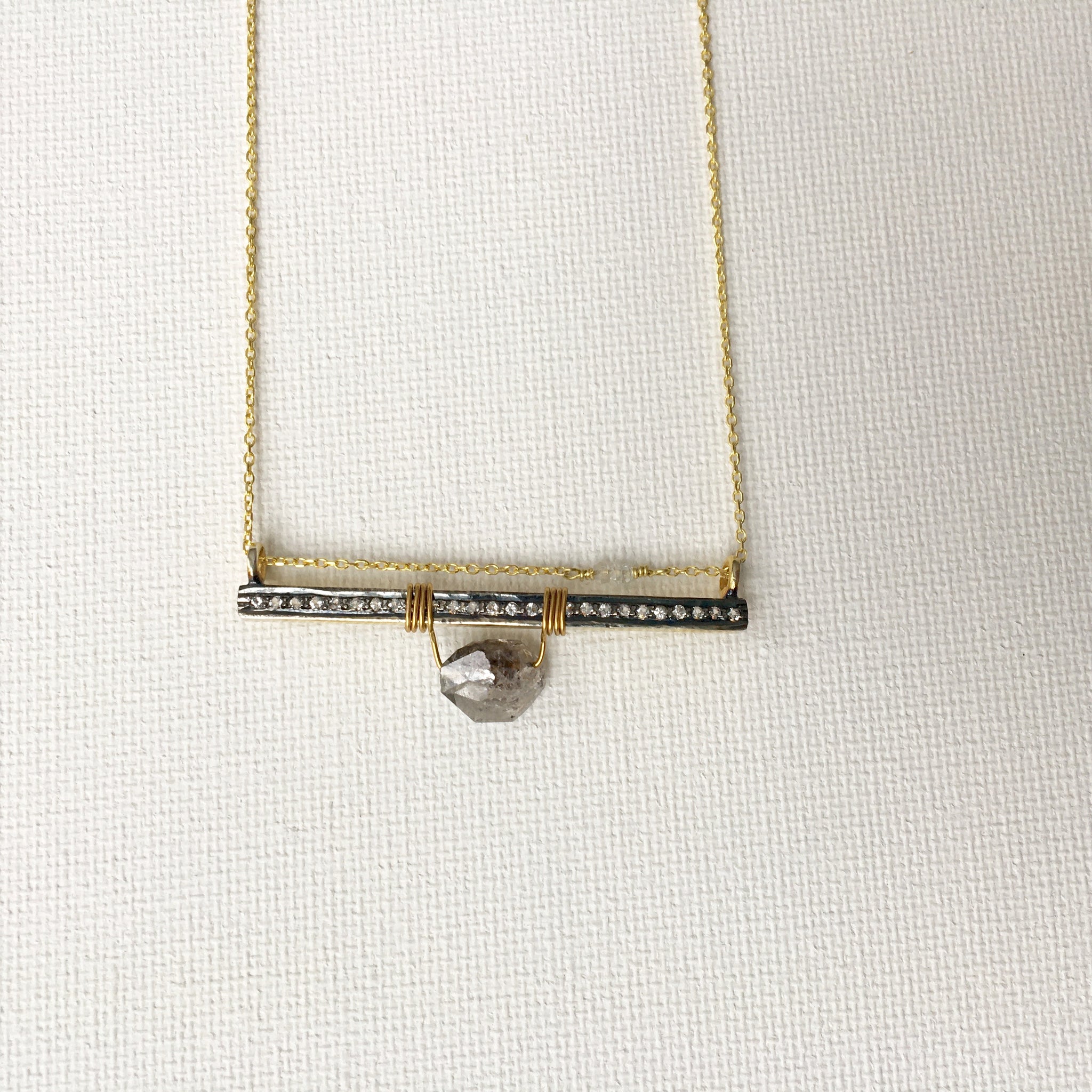 Bar of Sparkle Necklace