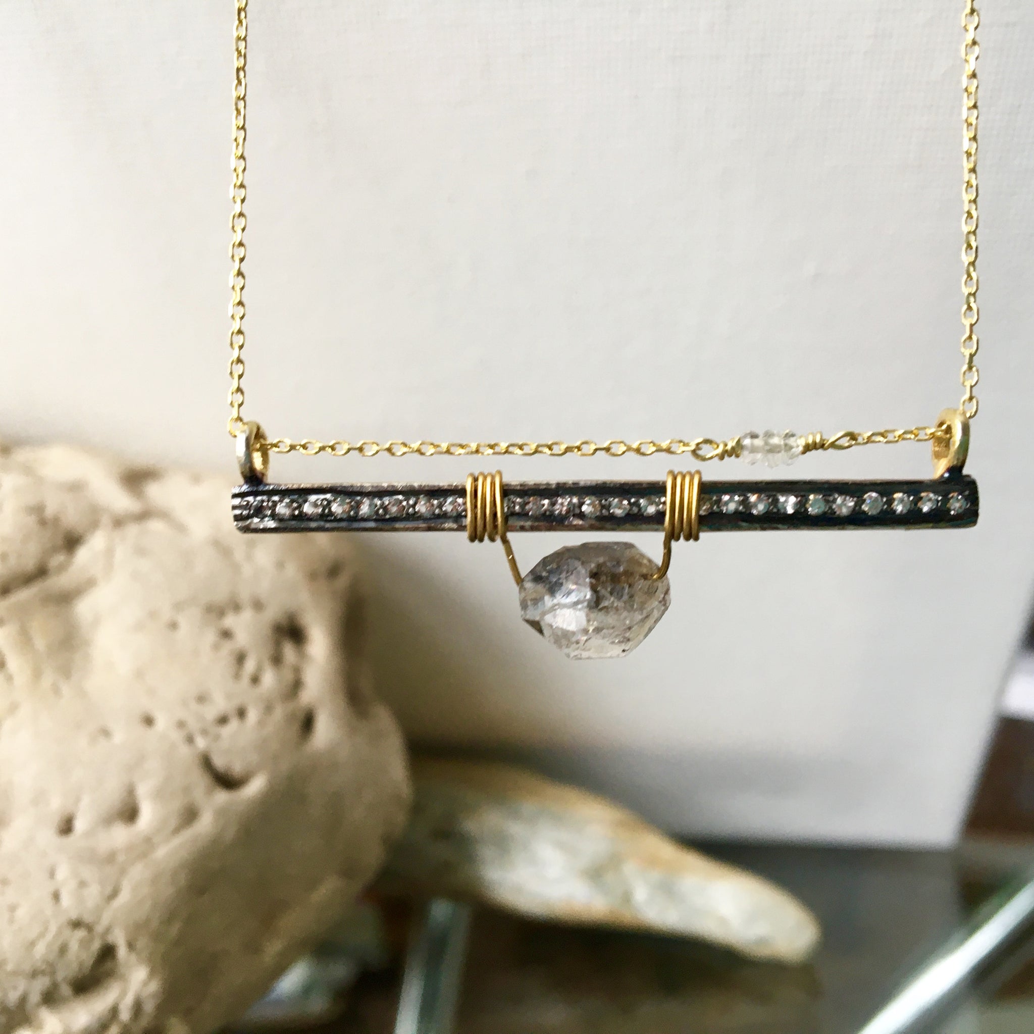 Bar of Sparkle Necklace