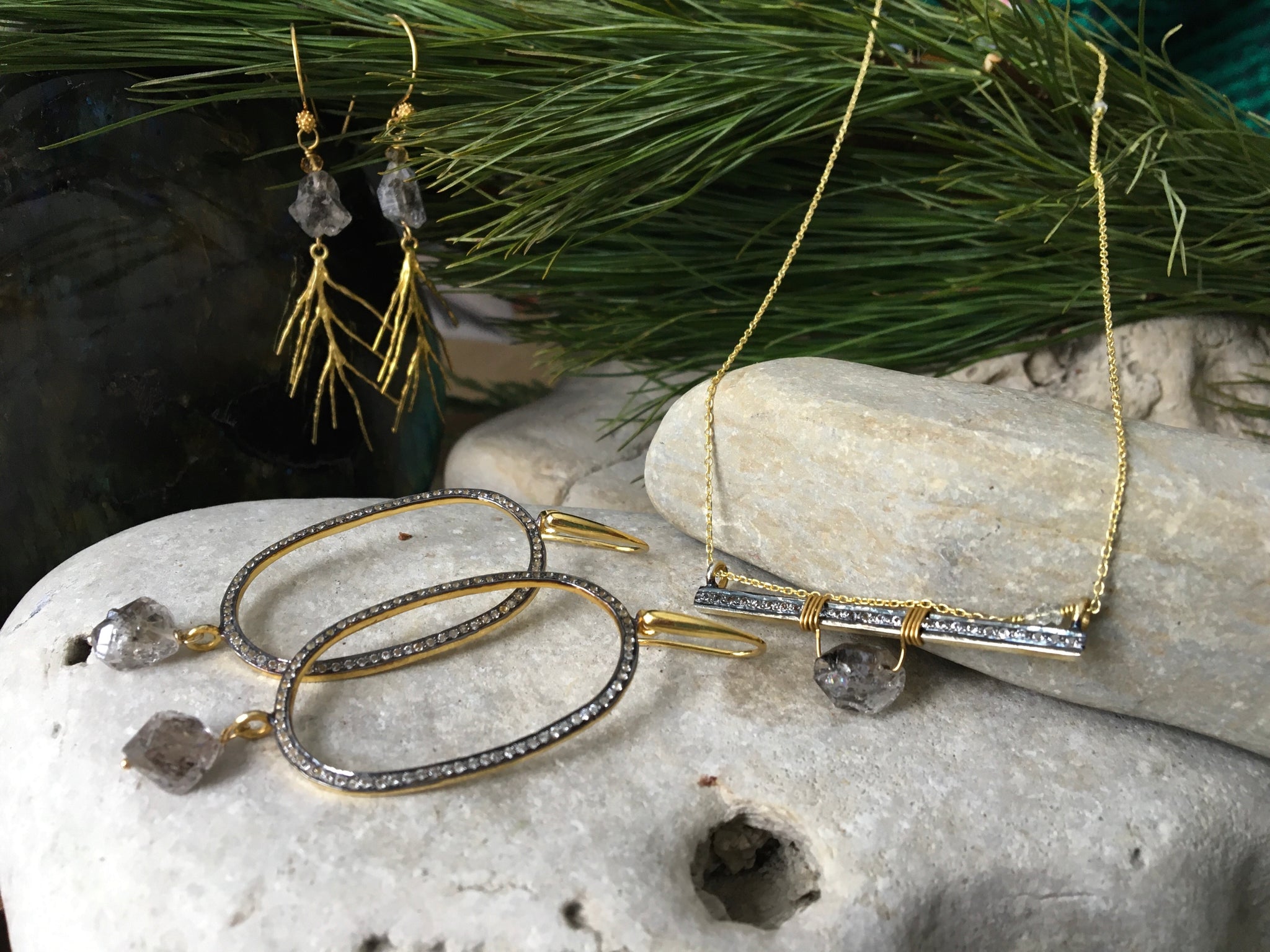 Winter Twig Earrings